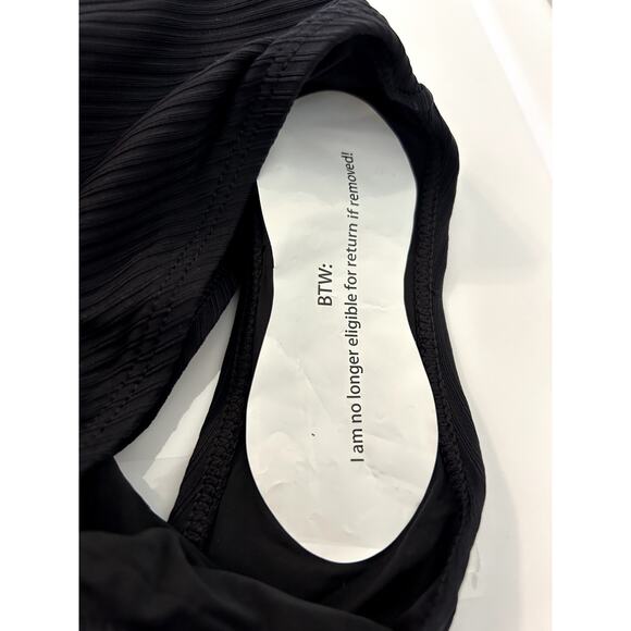 Andie Swim The Tulum Ribbed One Piece in Black L NWT - Picture 6 of 8